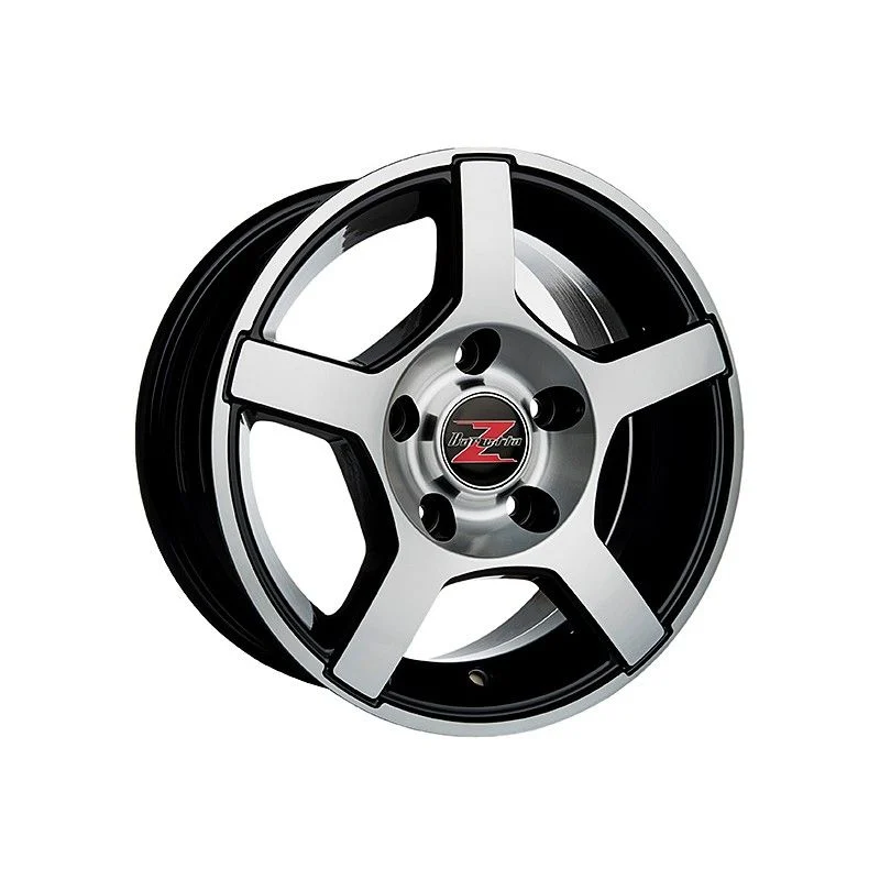 Barzetta Carrello Black Polished 6x13 bultcirkel: 5x112 ET: 30